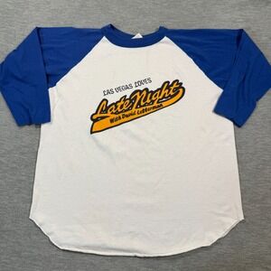 Vtg Late Night With David Letterman Shirt Women Large Promo Tee 80s Miller